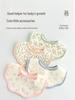Waterproof Baby Bib, Pure Cotton, Breathable, Anti-Spit Up, Bean Pattern, Newborn Neck Gaiter