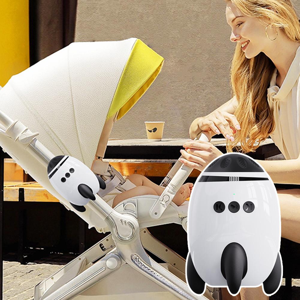 Baby Stroller Rocker Accessory, Portable Automatic Infant Swing Sleep Soother, with White Noise & Bluetooth, Solves Baby