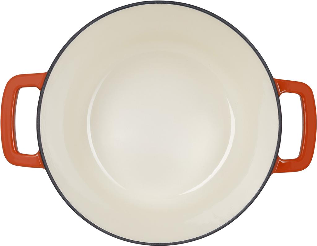 Cocotte avec couvercle - COSY &amp; TRENDY - FONTESTIC - Fonte émaillée- Ø24 cm - 4,6 L - Tous feux dont induction - Rouille
