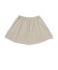 Clove [26Sm Clove] Shirring Volume Mini Skirt (Beige)