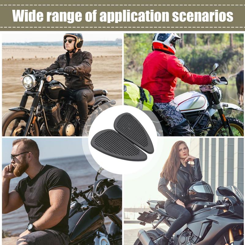 Motorcycle Tank Grip Tank Pad Vintage Motorcycle Tank Pad Protector Motorcycle Crevice Tank Protector Anti-Slip Tank Cover For