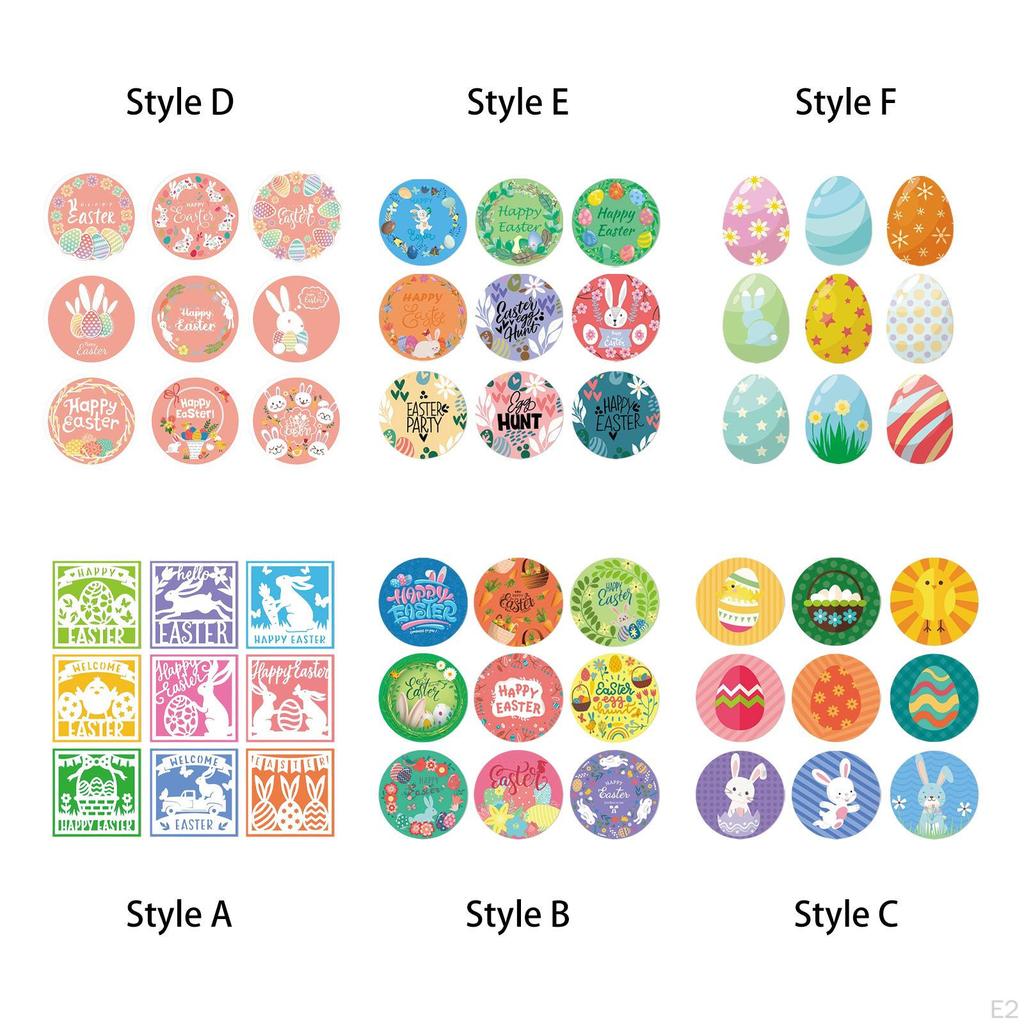 90 Easter Gift Stickers Party Favors Candy Labels Envelope Tags for
