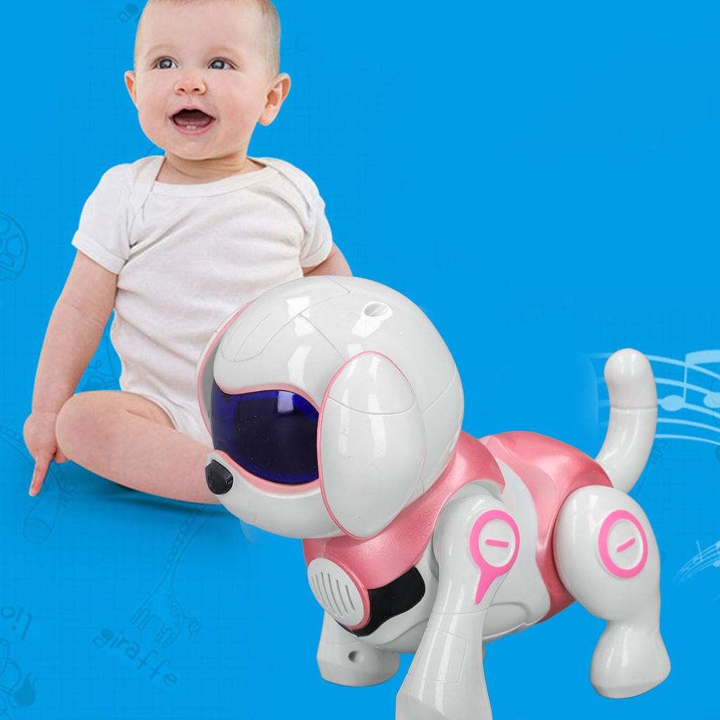 Robot Dog Toys Interactive Lovely Intelligent with Music and Light Dancing Robots Toy Puppy for Kids Birthday Gifts