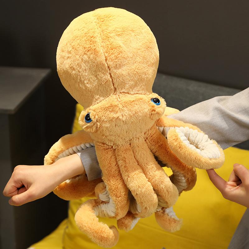 30cm-90cm Plush Octopus Toy Big Size Lifelike Octopus Pillow Stuffed Marine Life Soft Doll Kids Toys Sea Monsters Stuffed Doll
