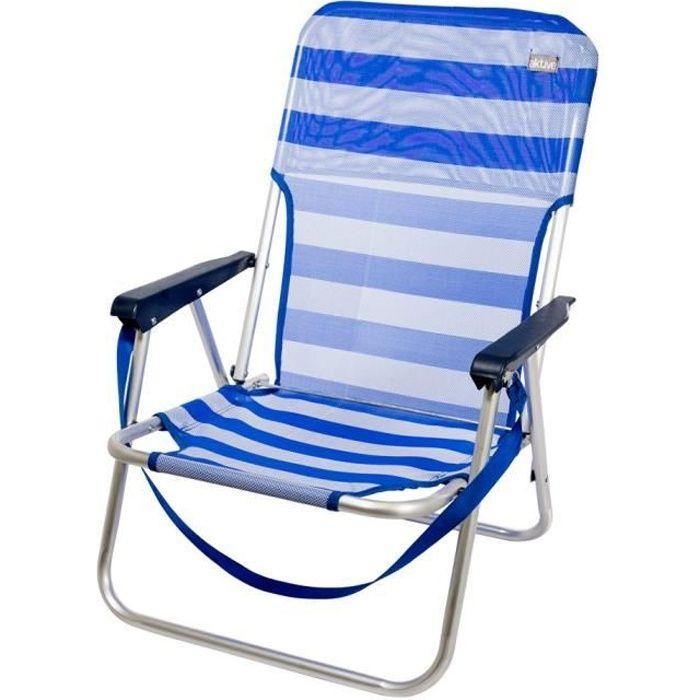 Beach Chair - Aktive - Marinera - Aluminum - Textilene - 55x35x72 Cm