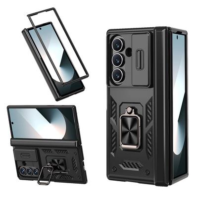 Nowe SAM Z Fold7 Sharp Armor Hinge Pierścień Stojak Anti-drop Składane Etui na Telefon