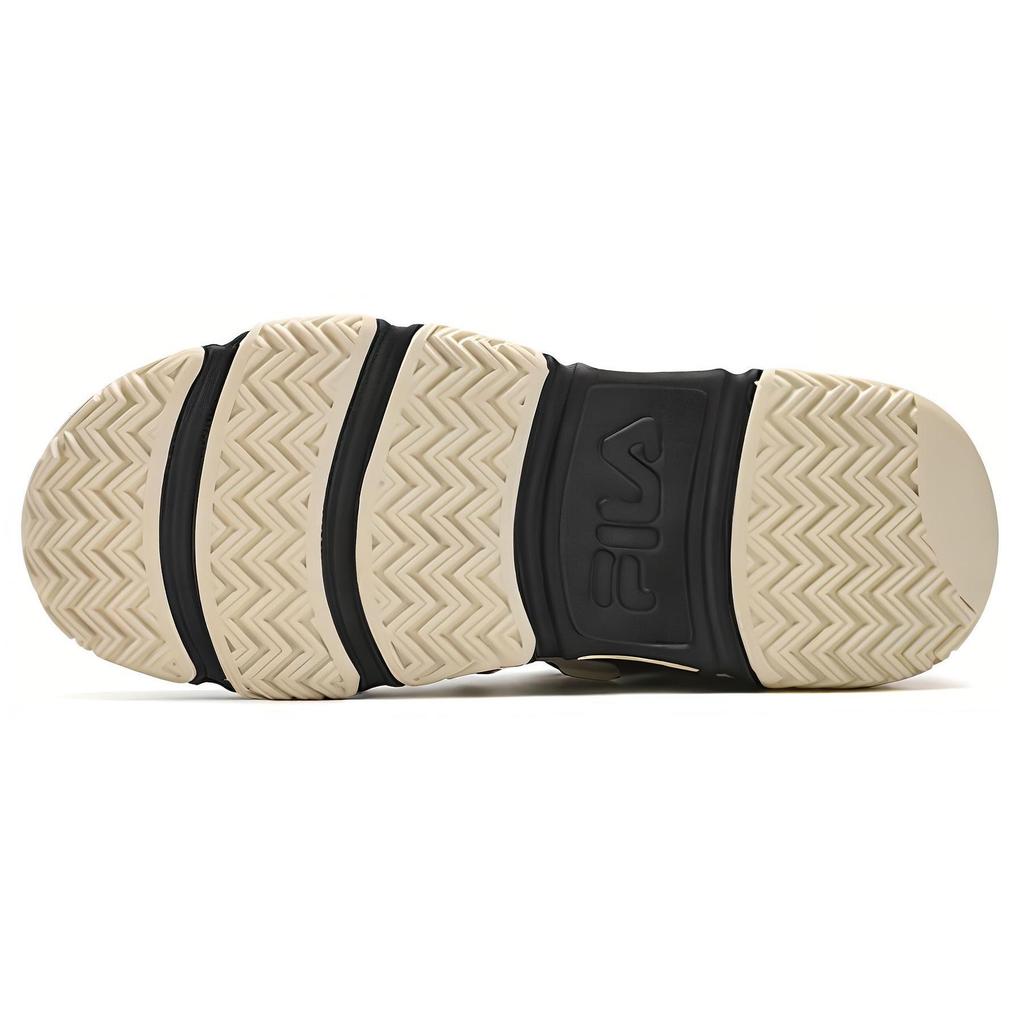 Fila Fusion Buster Comfortable Versatile Low-Top Retro Basketball Shoes Women sneaker Black White T12W413207FBS