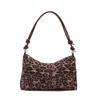 Popular Leopard Print Large Capacity Bag for Women In Autumn and Winter New Versatile Crossbody Bag Casual One-shoulder Bucket Bag
