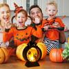 Halloween Witch Pumpkin Lantern Portable LED Vintage Castle Lantern For Table Centerpieces Windows Walls Decoration