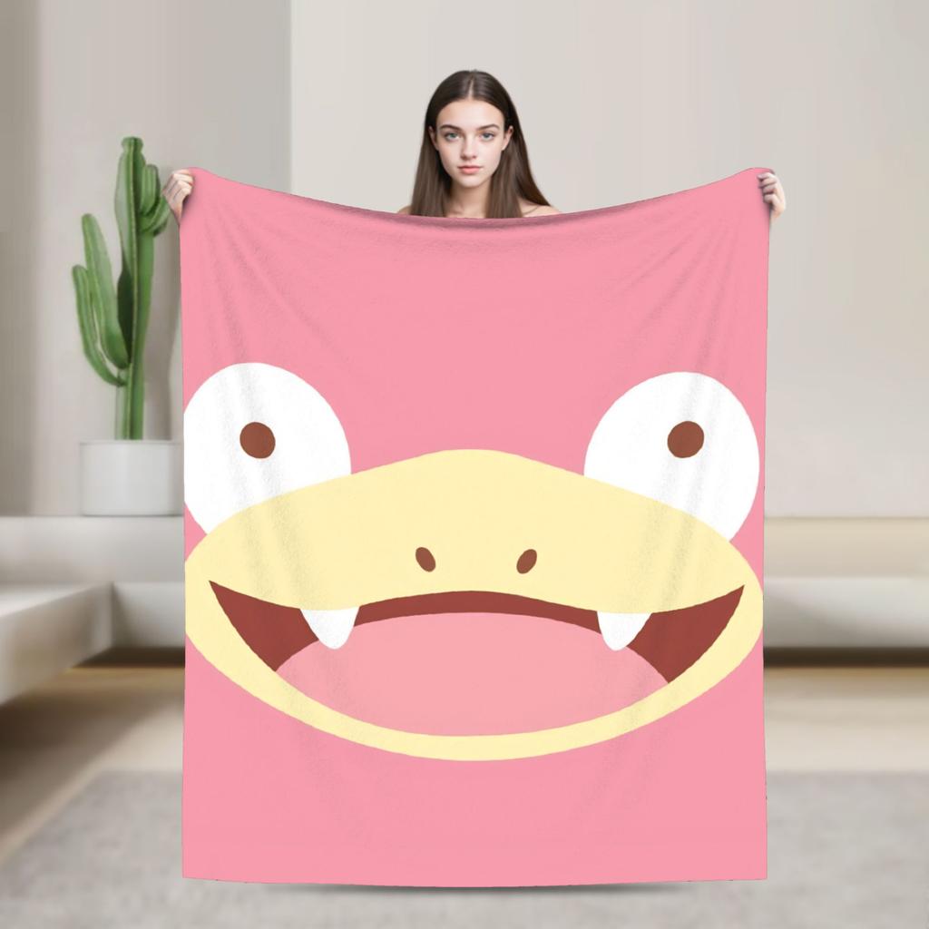 Soft Blankets Decorative Slowpoke Cartoon Bedding Throws  Flannel Bedspread For Outdoor Fashion Sofa Bed Cover
