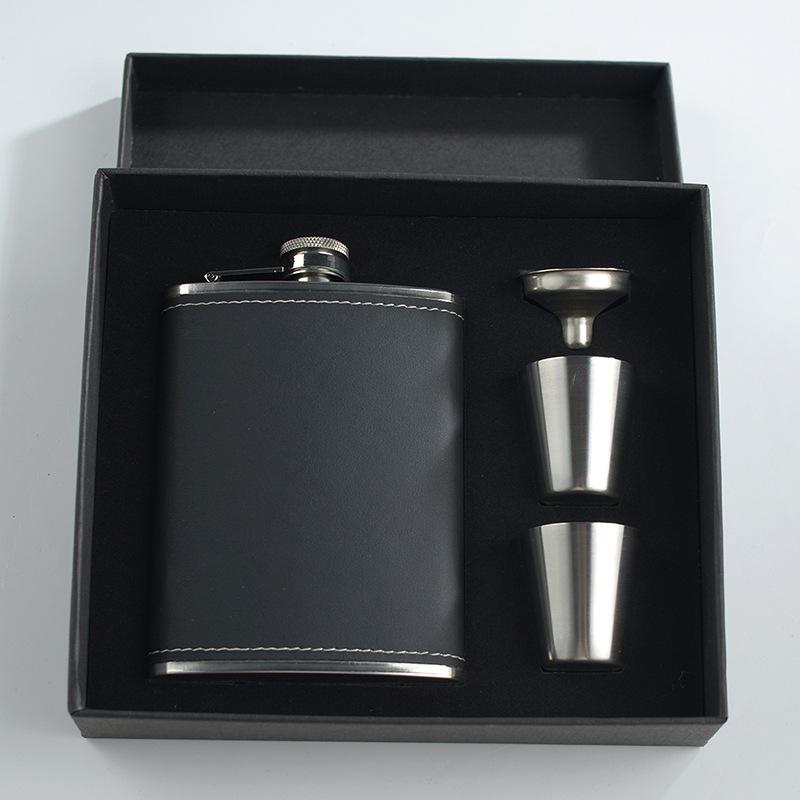 8oz přenosná kapesní placatka z nerezové oceli na whisky, nádoba na alkohol, dárek, láhev na pití vodky, sada na víno, venkovní