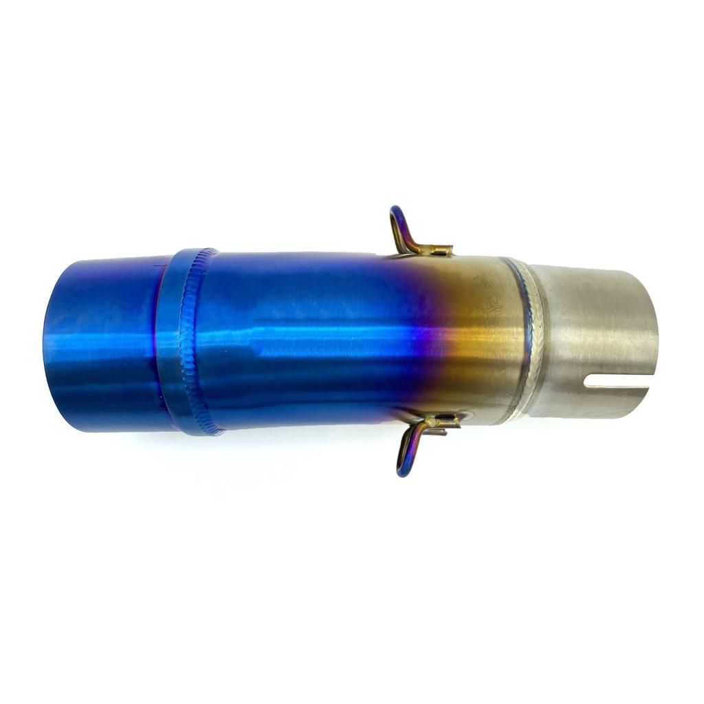 Motorcycle Exhaust Pipe Middle Link For Kawasaki Ninja 400 Z400 Z250 2017-2021 51mm Tubo De Escape Muffler System Accessories