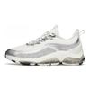 Anta Running Series Fabric Shock Absorption Non-Slip Wear-Resistant Low-Top Running Shoes Men Sneakers Silver 112145502-3