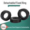 45 Steel Split Optical Axis Fixing Ring with Anti-Backoff Bearing Sleeve and Screws