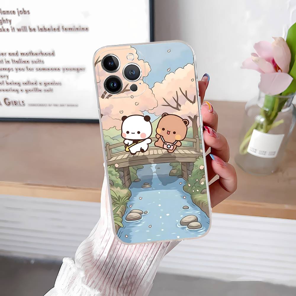 Cute Bubu Dudu Phone Case For IPhone 17 16 15 14 13 12 11 Pro Max Plus Mini Clear TPU Cover