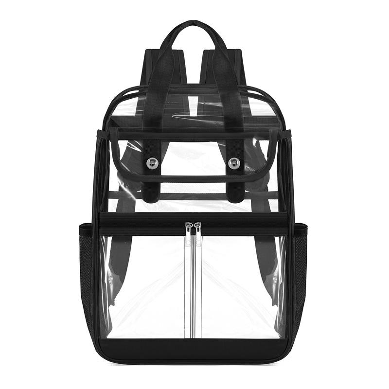Large Capacity Transparent PVC Backpack for Students