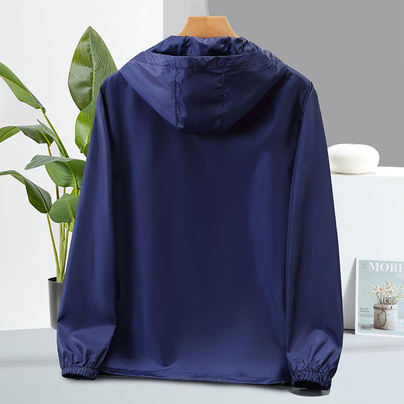 Sunscreen Coat Men's Outdoor Sportswear UV Protection Breathable Lightweight Jacket Men Windbreaker Anti-Uv Fishing Skin Clothes
