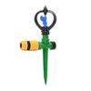 Garden Farm Irrigation Sprinkler With Support 360 Degrees Rotary Lawn Watering