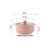8-inch Korean Ceramic Noodle Bowl with Lid