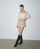 Potipo [W] Daily Cotton A-Line Mini Skirt