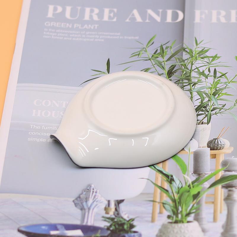 Ceramic Spoon Rest & Holder - Creative Thickened Design for Restaurant or Home