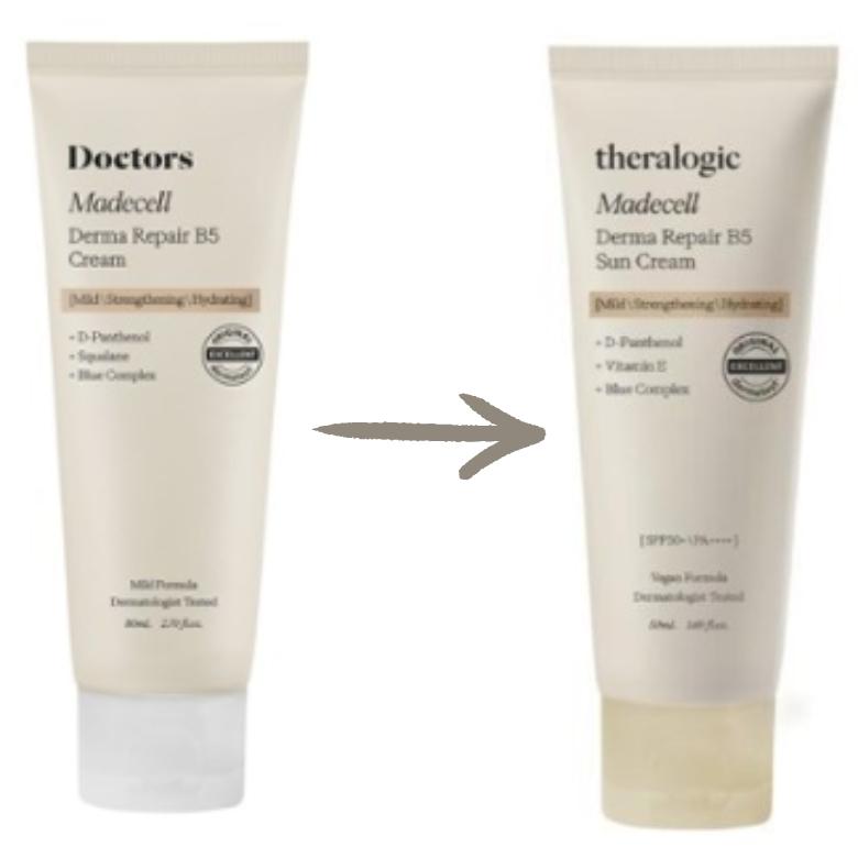 DOCTORS THERALOGIC Vitamin B5 Tone-Up Sun Cream 50ml
