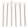 6PCS Electroculture Stakes Stable Support Garden Antenna Copper Coil for Growing Garden Plants