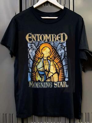 Maglietta Entombed Vintage 2001 Cotone Retro Nero Tutte le Taglie