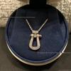 Fred Limited Ruby Horseshoe Clasp Necklace: 18K Gold Luxury Gift for Girlfriend