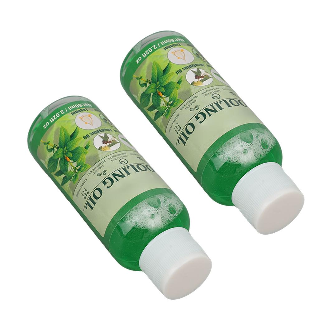 2pcs 60ml Medicated Oil Spray Mosquitoes Bites Relief Refreshing Medicated Oil for Summer