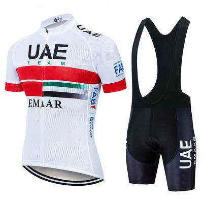 Cycling Suit Summer Men's Road Bike Short Sleeved Set Breathable Quick Drying Cycling Jersey with Sponge Cushion Bib