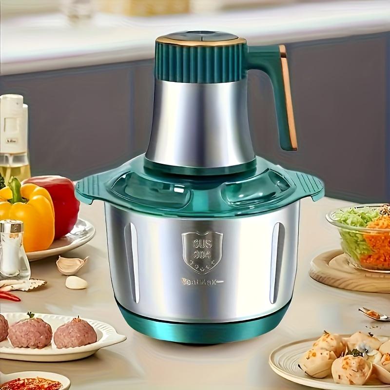 1PACK Electric Meat Grinder Stainless Steel Noodle Machine, Food Processor for Shredded Meat, Vegetables and Fruits, 500 Watts, American Plug