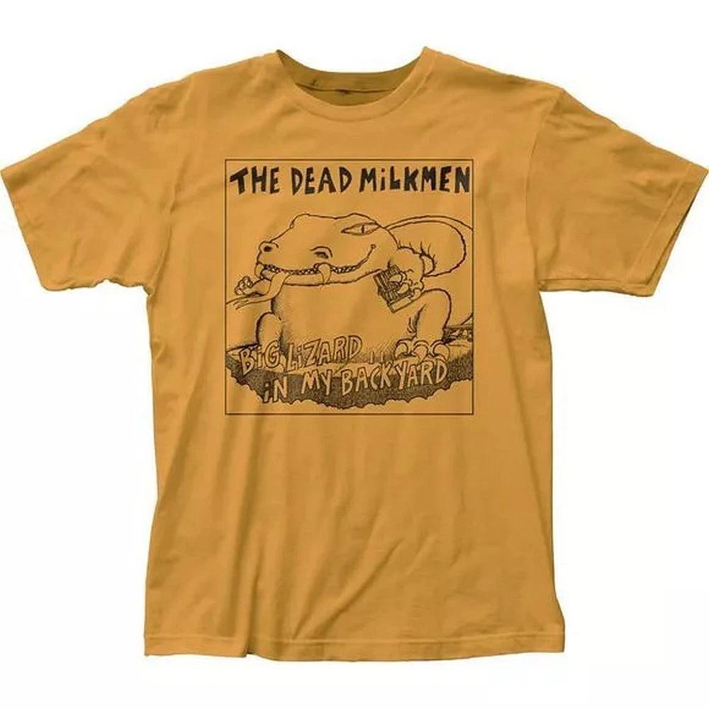 Dead Milkmen  Big Lizard  100% Cotton T-shirt Mens Tees Top - S - 2X - Free Shipping M