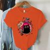 Woman Clothing Graphic T Shirts Womens Lovely Pattern Tshirt for Female Fashion Tops 2024 Funny T Shirts Youthful Woman Clothes