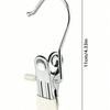 Three Character Clip Hook, Stainless Steel Clothesline Clip, Seamless Storage, Hat Clip, Home Shorts, Fabric, Socks, Air Drying