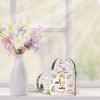 2D Flat, Cat Lover Heart-Shaped Acrylic Desktop Decoration, Cat Lover Gift, Suitable for wall Decoration, porch, Room, Villa, accents Home, Hallway, o