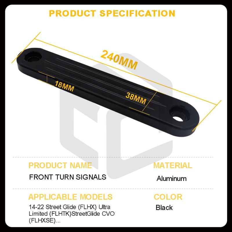 Motorcycle Turn Signals for Harley Street Glide / Limited / Special / Ultra Limited /Street Glide CVO /Bichromatic Light