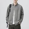 New Spring Japanese Retro Men's Loose Oxford Cotton Shirt Casual American Shirt