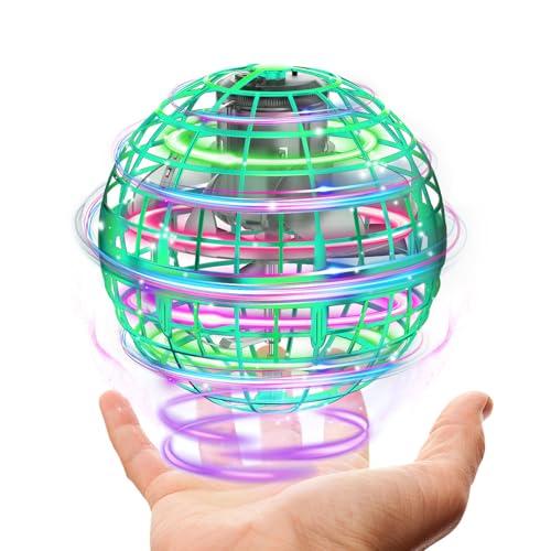 

XINHOME Flying Ball, Authentic Toy, Fun, Illuminated UFO Toy, Flying Ball, Boomerang, Spinner, Hand Controller, Mini Drone, Popular for Kids Ages 2, 3