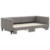 VidaXL Daybed with Pull-out Bed Taupe 100x200 Cm Fabric 3196586