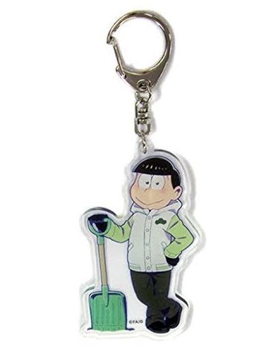 

Choromatsu Playing Acrylic Keychain Comiket (Snow Ver.) Mr. Osomatsu 91/c91