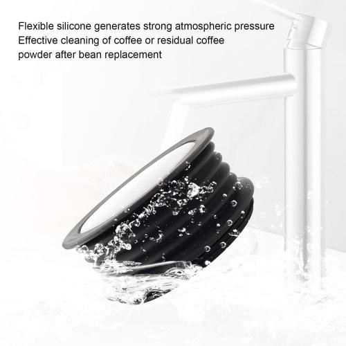 Cryfokt Grinder Blowing Bean Bin, Food-Grade Silicone Coffee Grinder Blowing Tool, Coffee Grounds Removal Tool, Universal Coffee Grinder Cleaning Tool