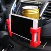 Universal Car Cup Holder Bracket and Mobile Device Stand for Various Beverage Cups and Smartphones for Secure Placement