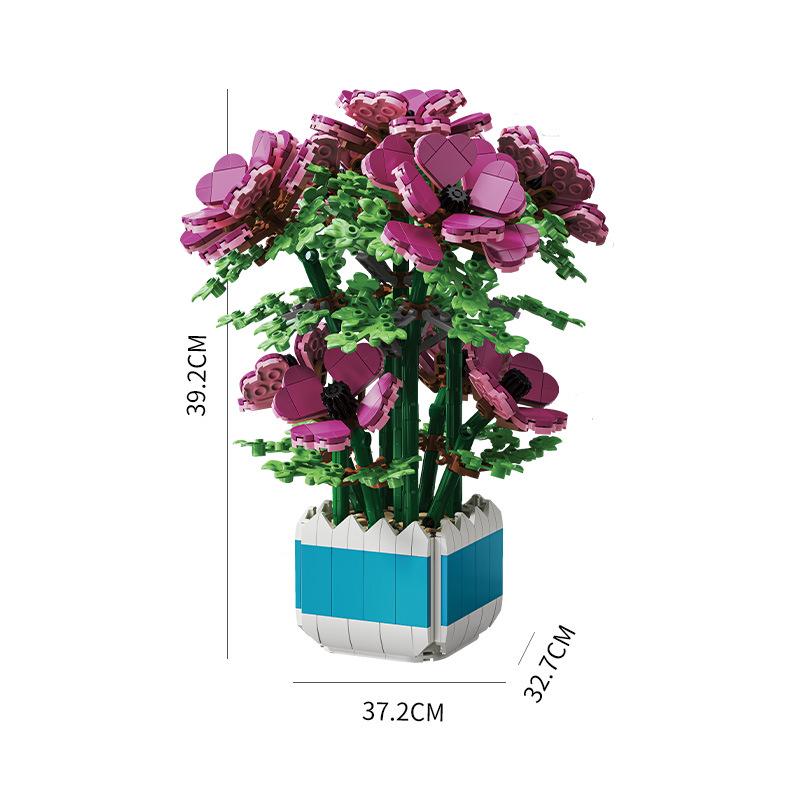 

Розовый анемоновый строительный блок: Подарки для офиса и дома