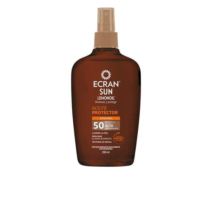 Huile Solaire - Sun Lemonoil - SPF 50 - 200 ml - Waterproof - Protection UV