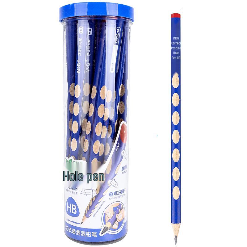 M&G HB Ergonomic Triangular Pencils (30-Pack)