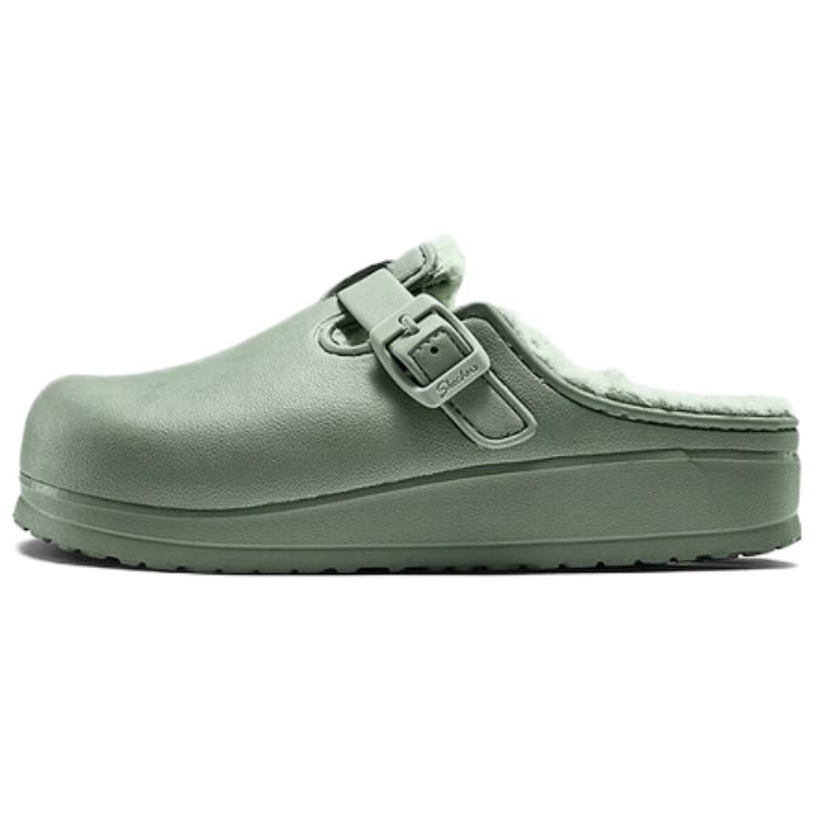 Skechers Foamies Comfortable Closed-Toe Slippers Women slippers Mint-Green 111313-SAGE 37