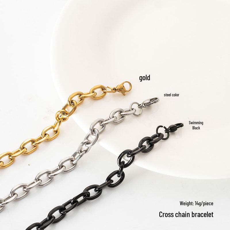 NK Kubanisches Hip Hop Herrenarmband - Trendiger Ketten Schmuck