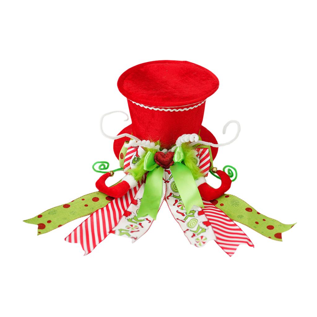 Weihnachtsbaum Zylinderhut Weihnachtsschmuck, Weihnachtsbaumschmuck für Winter Weihnachtsfeier Dekorationen