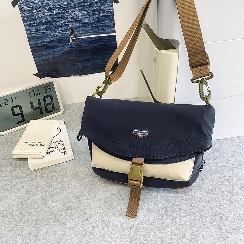 

New Trendy Work Style Lightweight Waterproof Casual Small Square Bag for Men and Women Large Capacity Single Shoulder Crossbody Bag Versatile .